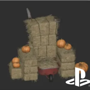 Hay Bale Throne