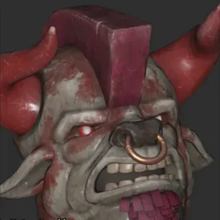 Glowing Minotaur Mask