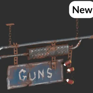 Highway towns Gun sign