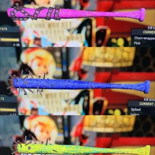 Rare Baseball Bat Set