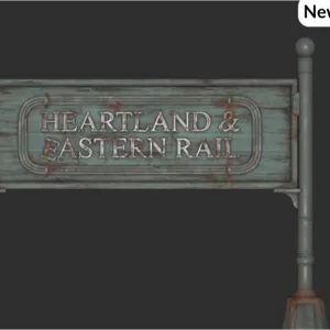 Heartland Trainyard Sign