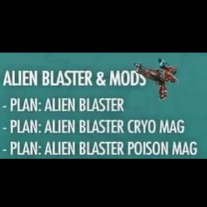 Alien Blaster & Mods Set