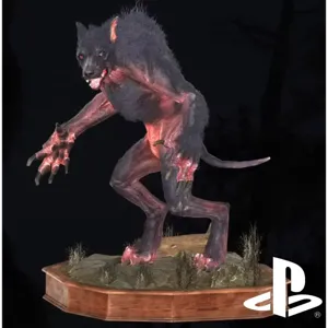 Blue Devil Statue