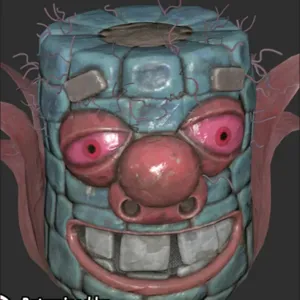 Glowing Corn Cob Mask