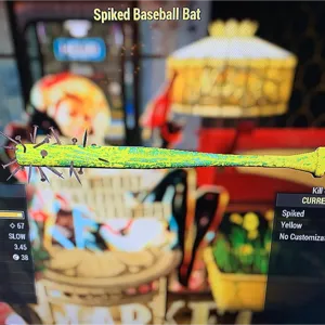 Rare Yellow Baseball Bat