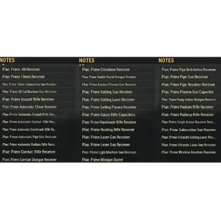 All 38 Prime Recievers