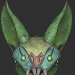 Glowing Scorchbeast Mask