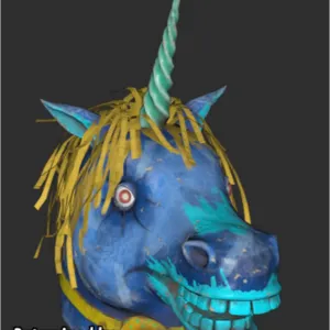 Glowing Unicorn Mask