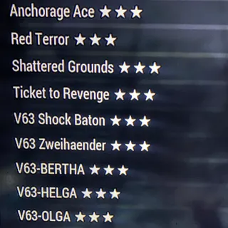 9 Unique Weapons Bundle