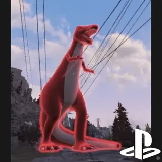 Giant Red Dinosaur
