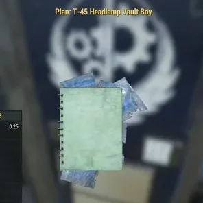 T-45 Headlamp Vault Boy