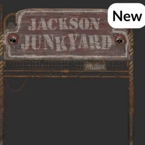 Jackson Junkyard Sign