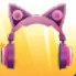 Pink Cat Ear Headphones