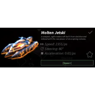 Molten Jetski - Fisch