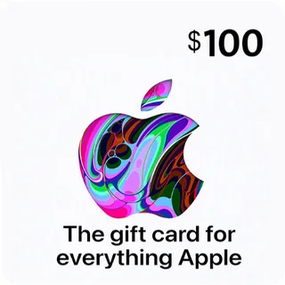 $100.00 Apple Gift Card 100 USD US