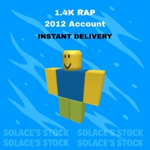 1.4K RAP 2012 Roblox Account