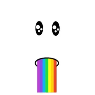 Rainbow Barf Face Toy Code