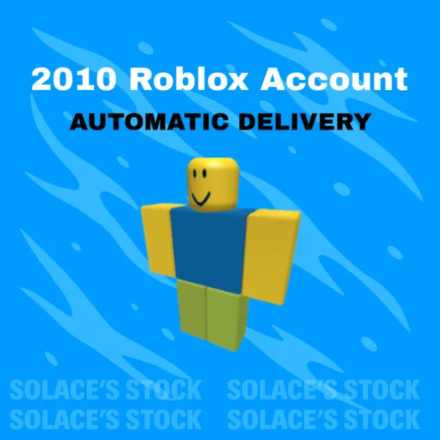 2010 Roblox Account INSTANT DELIVERY Roblox Game Account Gameflip
