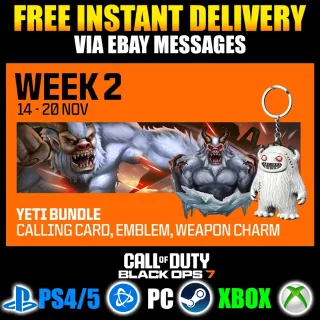  Call Of Duty: Black Ops 7 Yeti Bundle