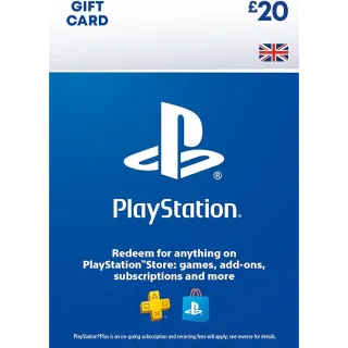 £20.00 GBP PlayStation Store