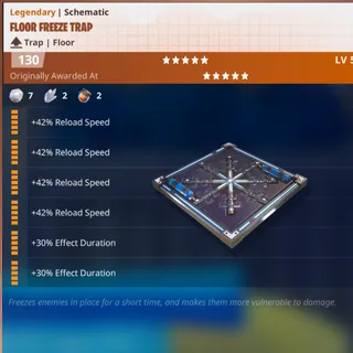 Schematic - Floor Freeze Trap 4x Reload Speed