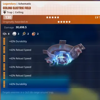 Schematic - Ceiling Electric Field 4x Reload Speed