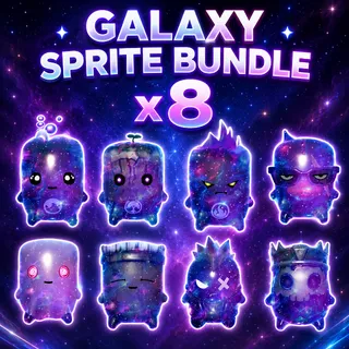 ALL GALAXY SPRITES BUNDLE X8 - [no demon, zero point]