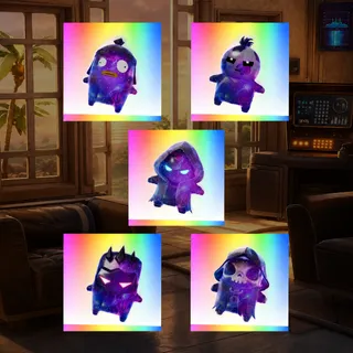 ALL 5 NEW GALAXY SPRITES