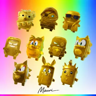 ALL NEW GOLD SPRITES - NO KLOMBO