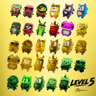 ALL 29 SPRITES LVL 5 MASTERED