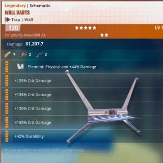 Schematic - Wall Darts 4x Crit
