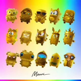 ALL GOLD SPRITES 15/15