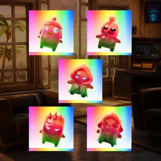 ALL 5 NEW GUMMY SPRITES