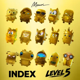 INDEX ALL GOLD SPRITES - MASTERED
