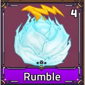 4x rumble and 1x dragon fruit 3x melody 3x toy