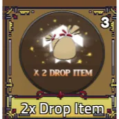 three 2x drop item