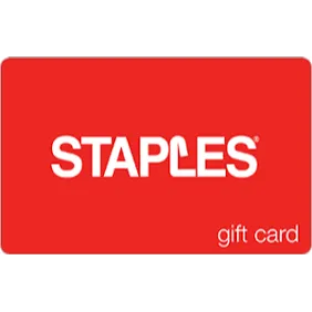 $5.75 Staples E Gift Card 