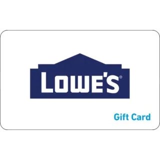 $3.99 LOWE'S GIFT CARD