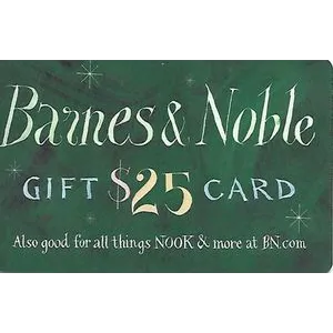 $25.00 Barnes & Noble