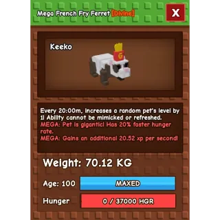 HUGE TITANIC FRENCH FRY FEERET 20MIN COOLDOWN