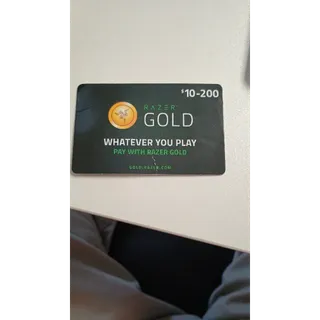 $200.00 USD Razer Gold