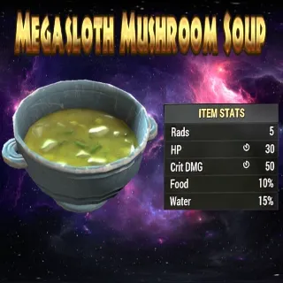 Megasloth mushroom soup