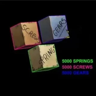 Junk | 5k Gears+Springs+Screws