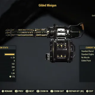 Legacy Gilded Minigun