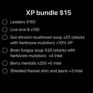 XP buff bundle