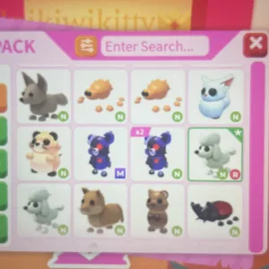 Adopt me Neon pets ver2