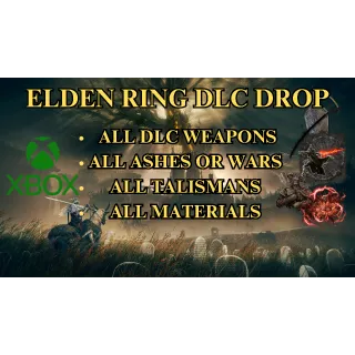 ELDEN RING DLC WEAPONS AND ITEMS