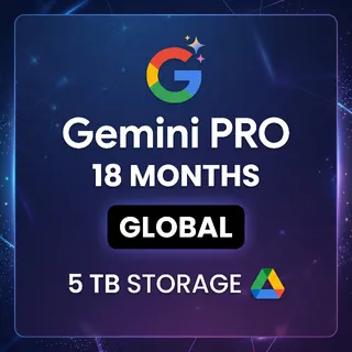 Gemini PRO - 18 MONTHS Subscription - 5 TB Storage