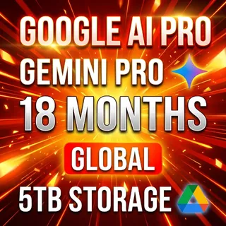 Gemini PRO - 18 MONTHS Subscription - 5 TB Storage