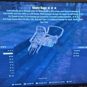 Heavy rage armor
